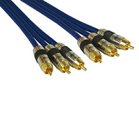 Kindermann Composite Video Kabel mit Ton 10 m - Kabel - Video/Analog