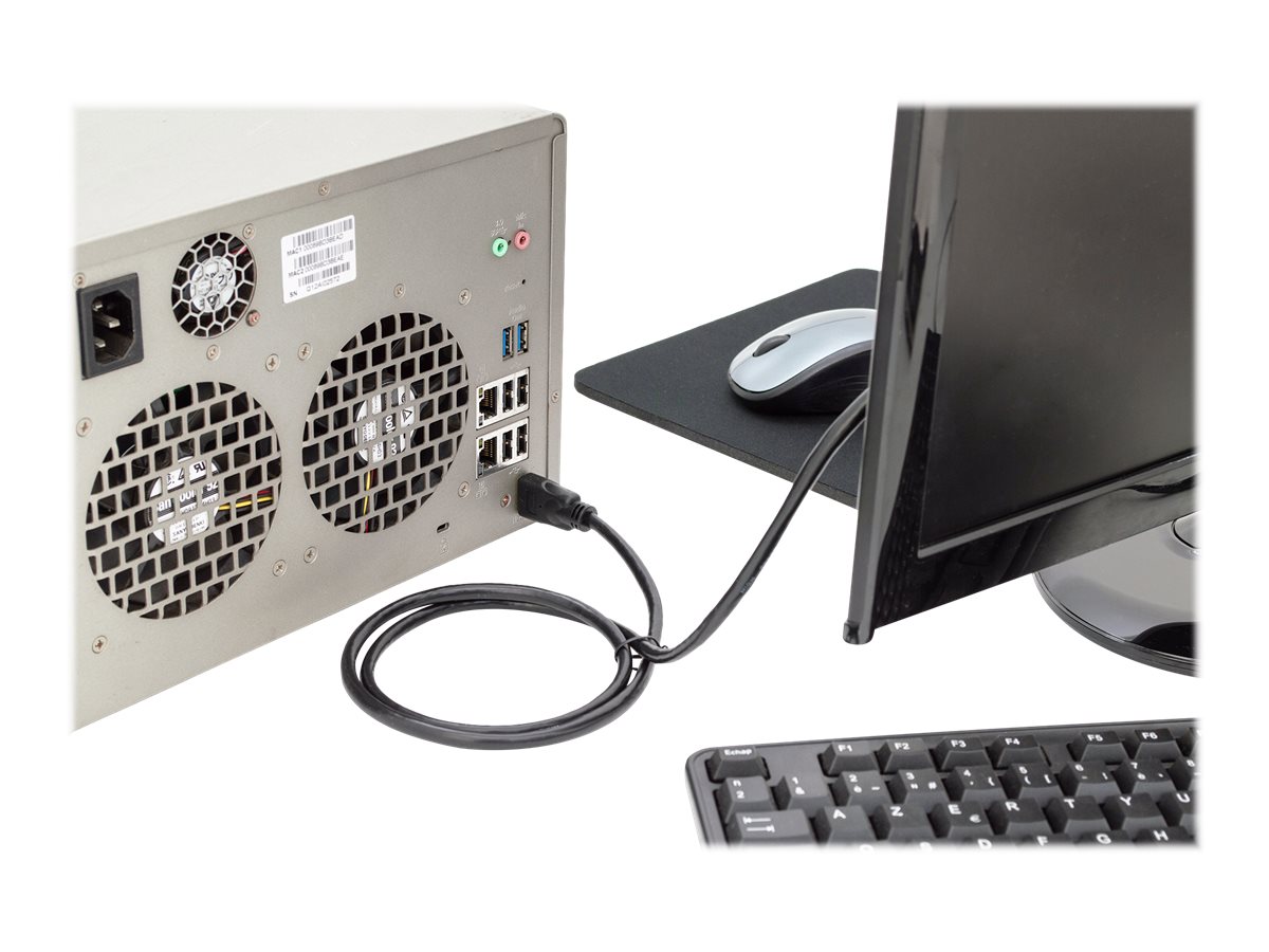 Digitus HDMI Premium High Speed con cavo di collegamento Ethernet
