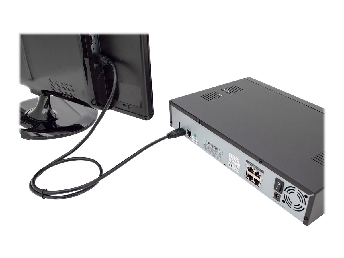 Digitus HDMI Premium High Speed con cavo di collegamento Ethernet
