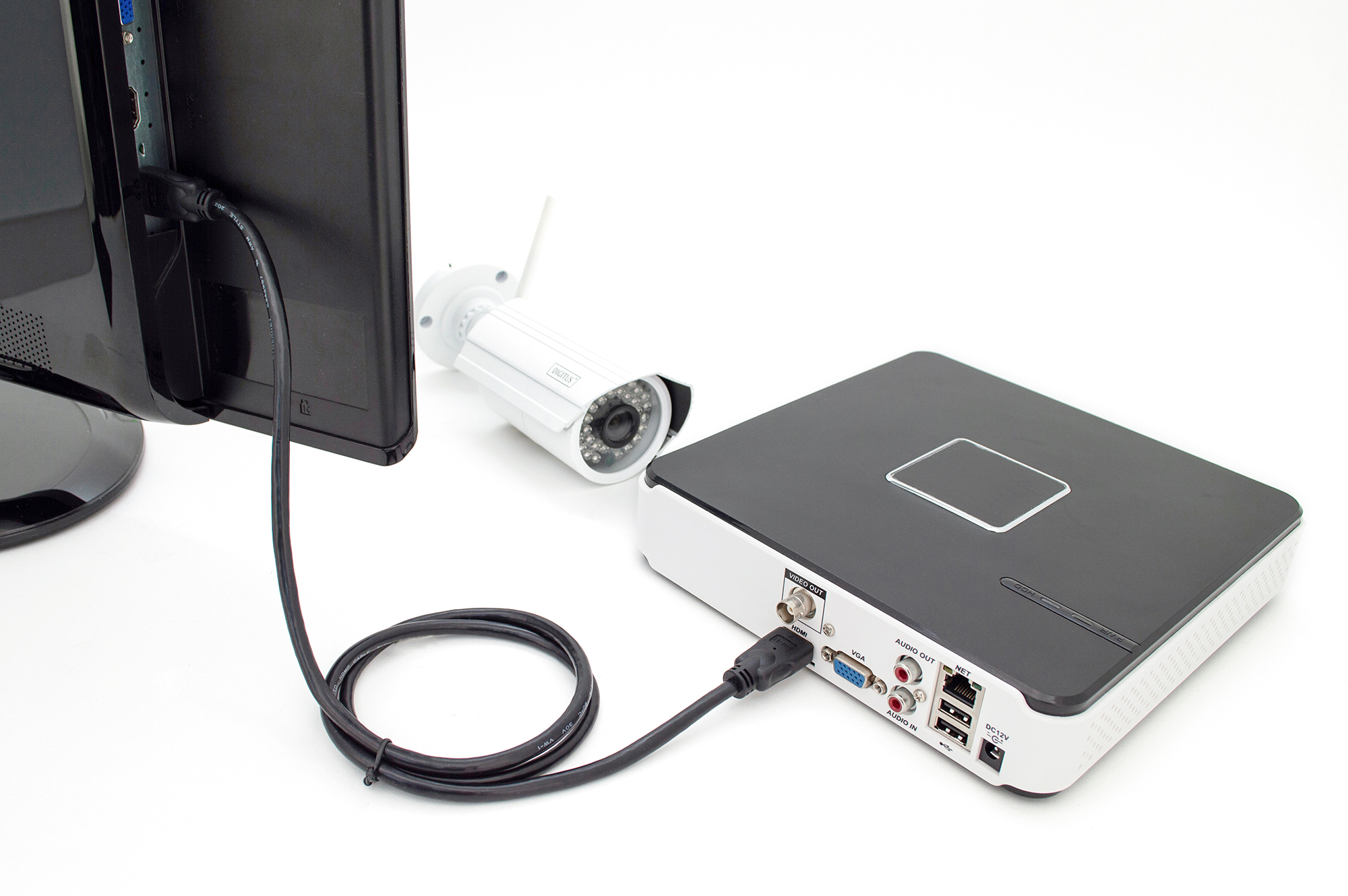 Digitus HDMI Premium High Speed con cavo di collegamento Ethernet