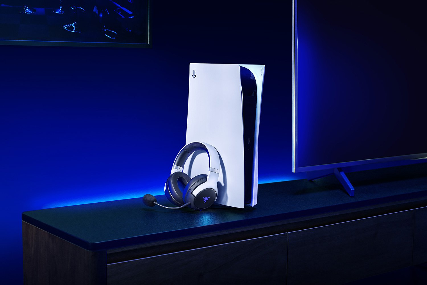 Razer Kaira Pro for PlayStation Auriculares Inalmbrico Diadema Juego USB Tipo C Bluetooth Blanco