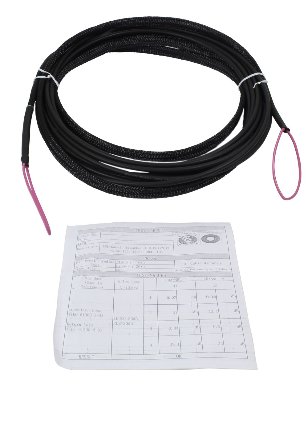 Synergy 21 S217075 cavo a fibre ottiche 60 m 8x LC U-DQ(ZN) BH OM4 Rosa