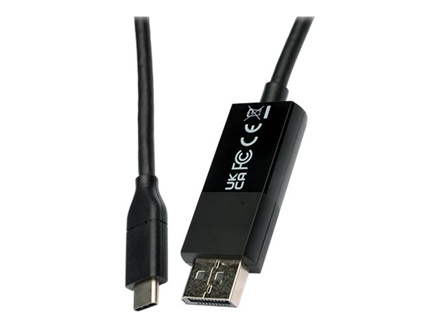 V7 V7UCDP-2M changeur de genre de c�ble USB Type-C 3.2 Gen 1 DisplayPort Noir