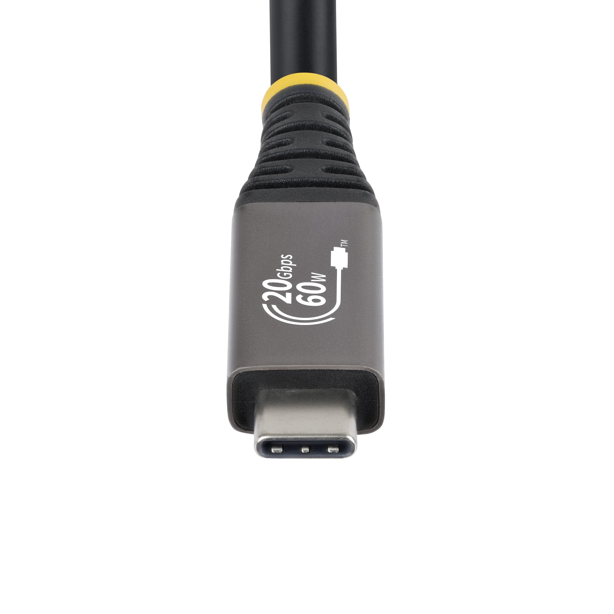 StarTech.com Cavo USB4 da 3m, Cavo USB-C Certificato USB-IF, 20 Gbps, PD 60W, DP 2.1 4K 120Hz, Cavetto Tipo-C con guaina in TPE, Nero