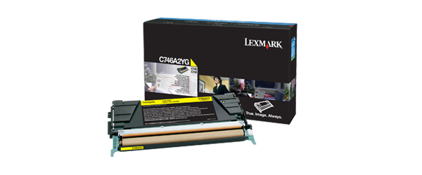 Lexmark C746A2YG cartuccia toner 1 pz Originale Giallo