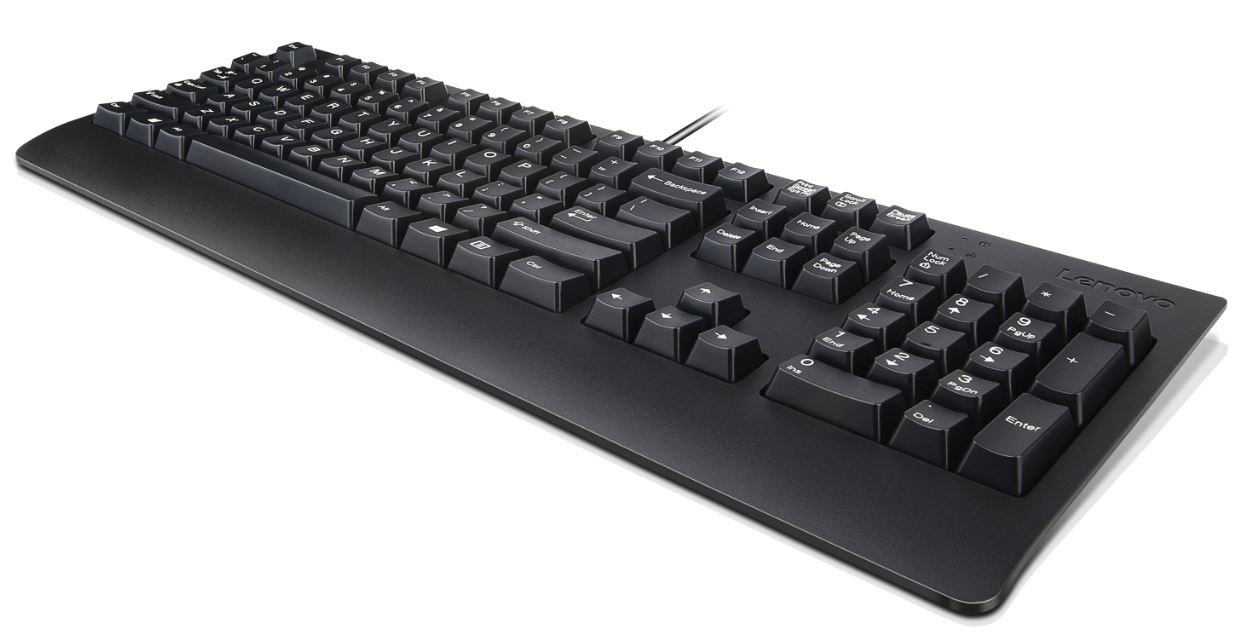 Lenovo Preferred Pro II - Volle Gr��e (100%) - USB - QWERTY - Schwarz