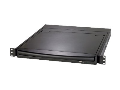 APC LCD Console - KVM-Konsole mit KVM-Switch - 16 Anschl�sse - PS/2 - 43.2 cm (17)