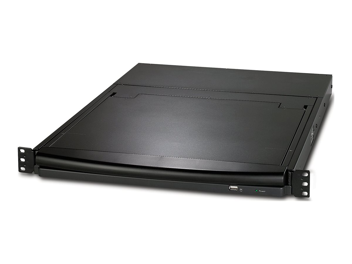 APC LCD Console - KVM-Konsole mit KVM-Switch - 16 Anschl�sse - PS/2 - 43.2 cm (17)