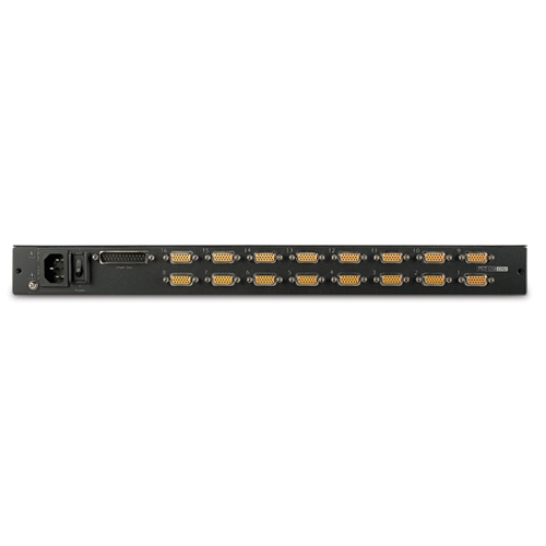 APC LCD Console - KVM-Konsole mit KVM-Switch - 16 Anschl�sse - PS/2 - 43.2 cm (17)