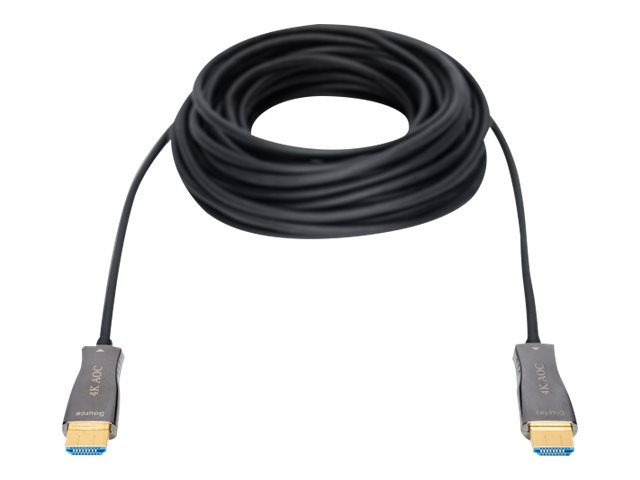 Digitus Cable de fibra �ptica h�brido HDMI� AOC, UHD 4K, 20 m