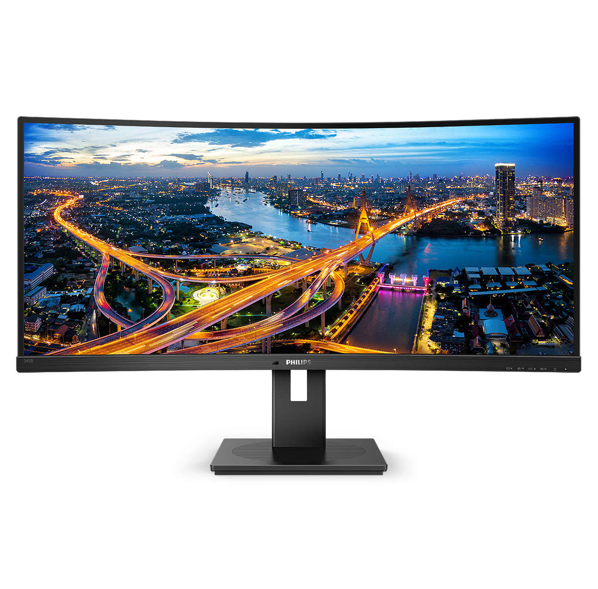 Philips B Line 345B1C/00 computer monitor 86.4 cm (34) 3440 x 1440 pixels Quad HD LCD Black