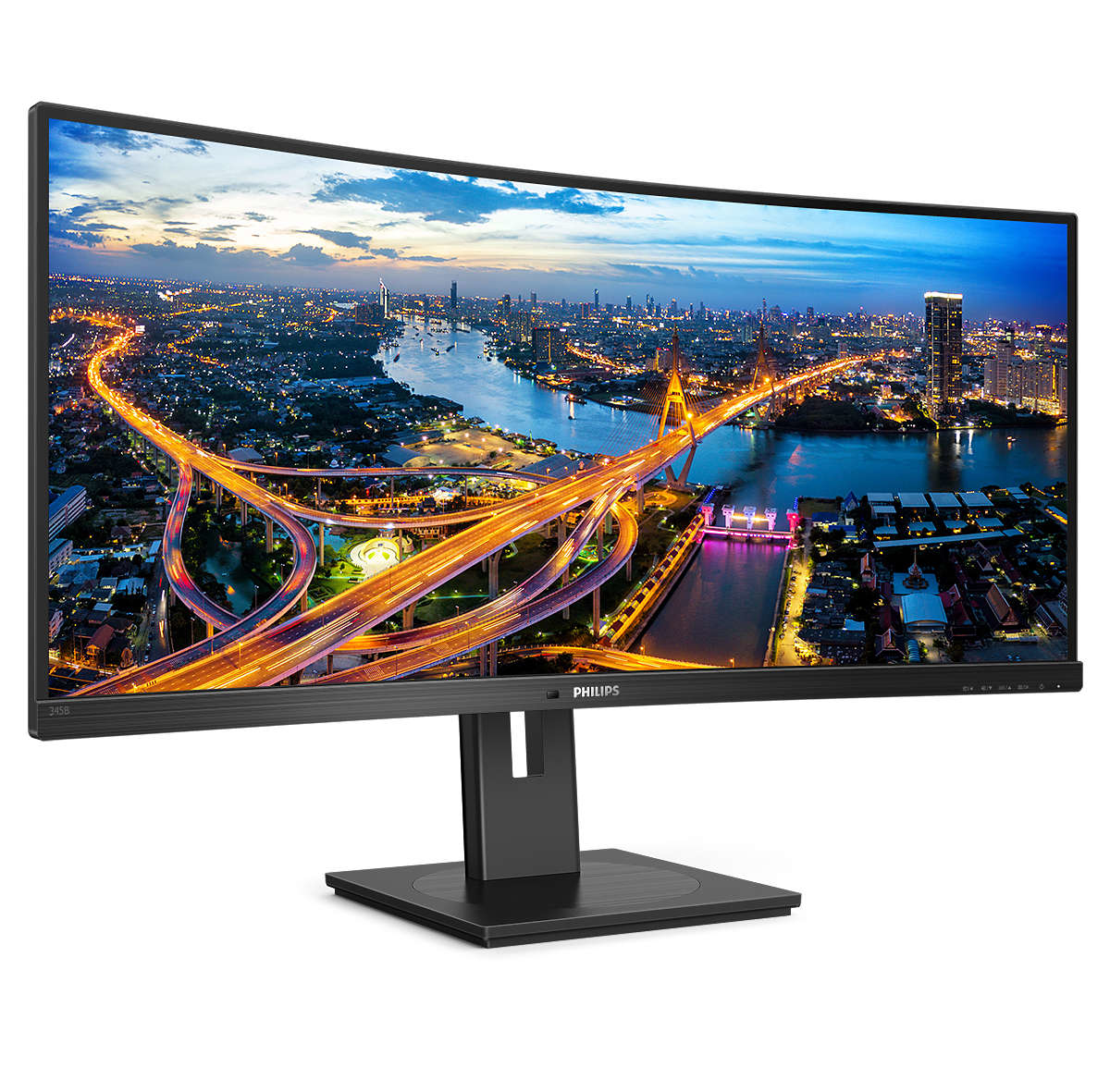 Philips B Line 345B1C - LED-Monitor - gebogen - 86.36 cm (34)