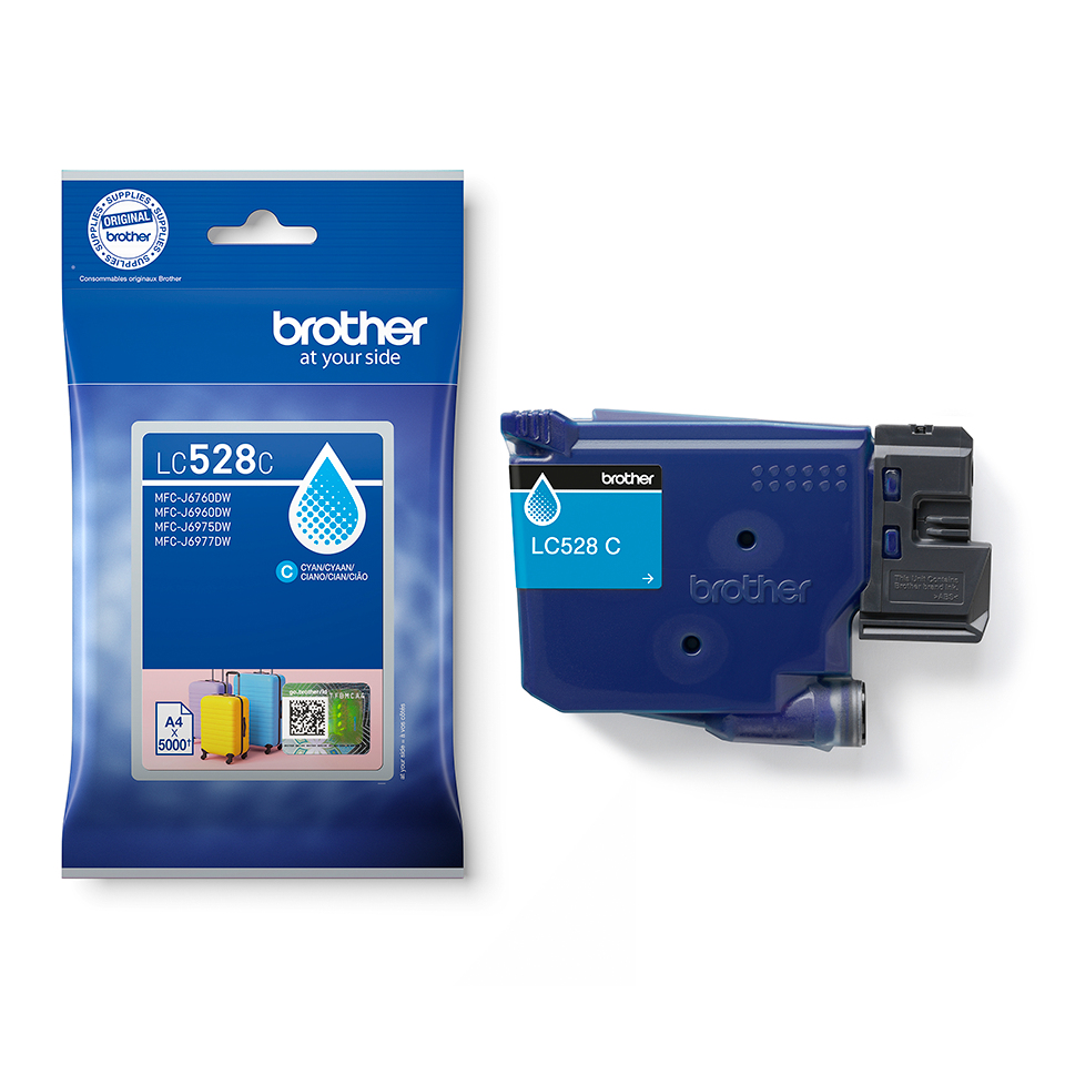 Brother LC528C cartuccia dinchiostro 1 pz Originale Ciano