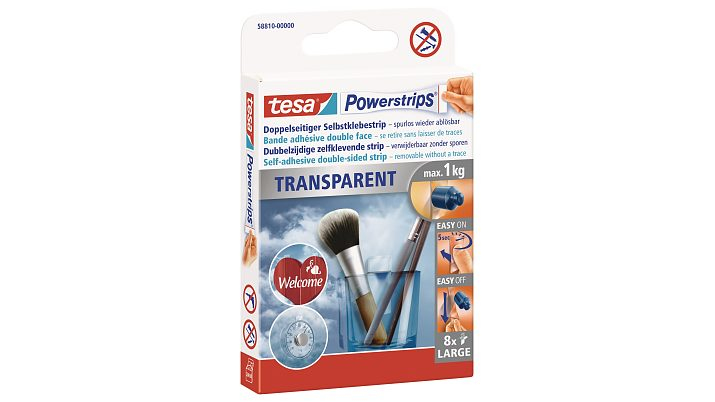 TESA 58810-00000-20 nastro adesivo da cancelleria Trasparente 8 pz