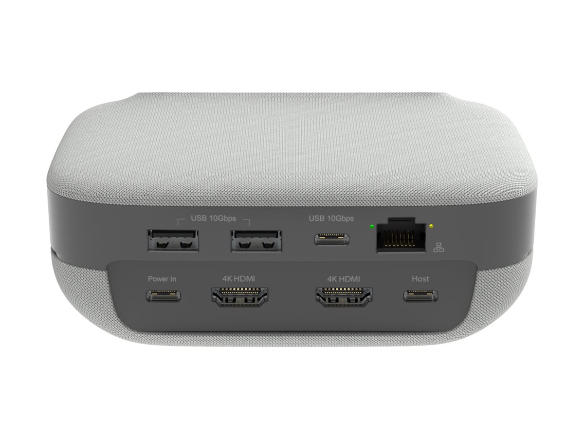 j5create JCDS337-N replicatore di porte e docking station per laptop Cablato USB 3.2 Gen 2 (3.1 Gen 2) Type-C Grigio, Bianco
