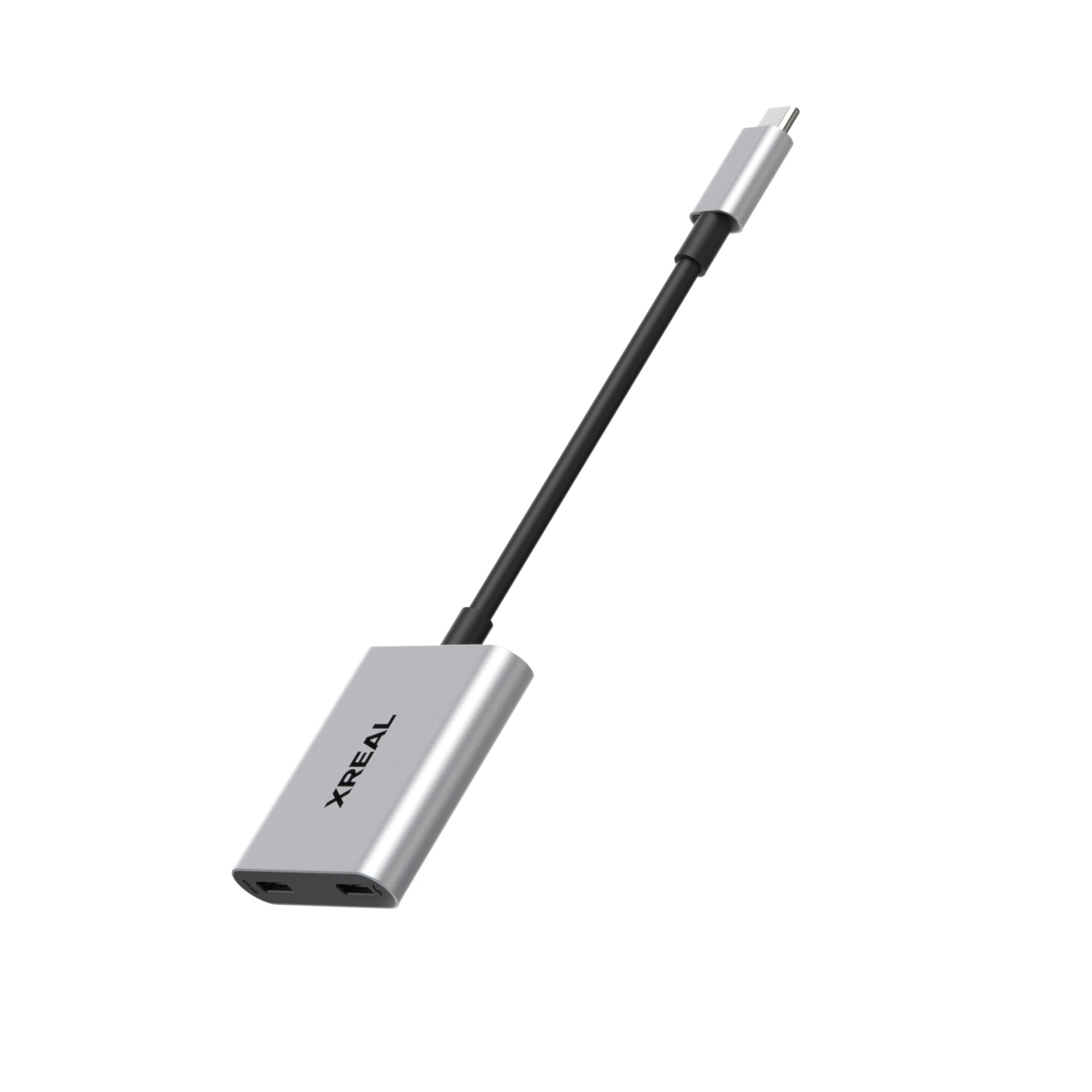 XREAL X7007 hub de interfaz USB 2.0 Type-C Gris