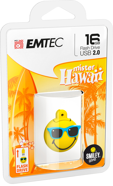 Emtec ECMMD16GSW108 lecteur USB flash 16 Go USB Type-A 2.0 Noir, Bleu, Jaune