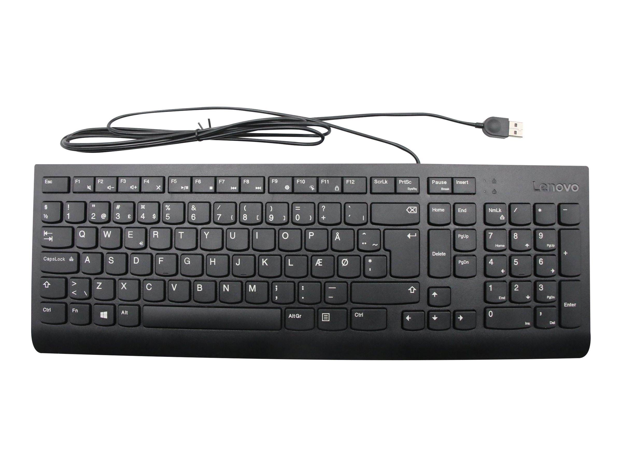 Lenovo Calliope - Tastatur - USB - QWERTY - Dnisch