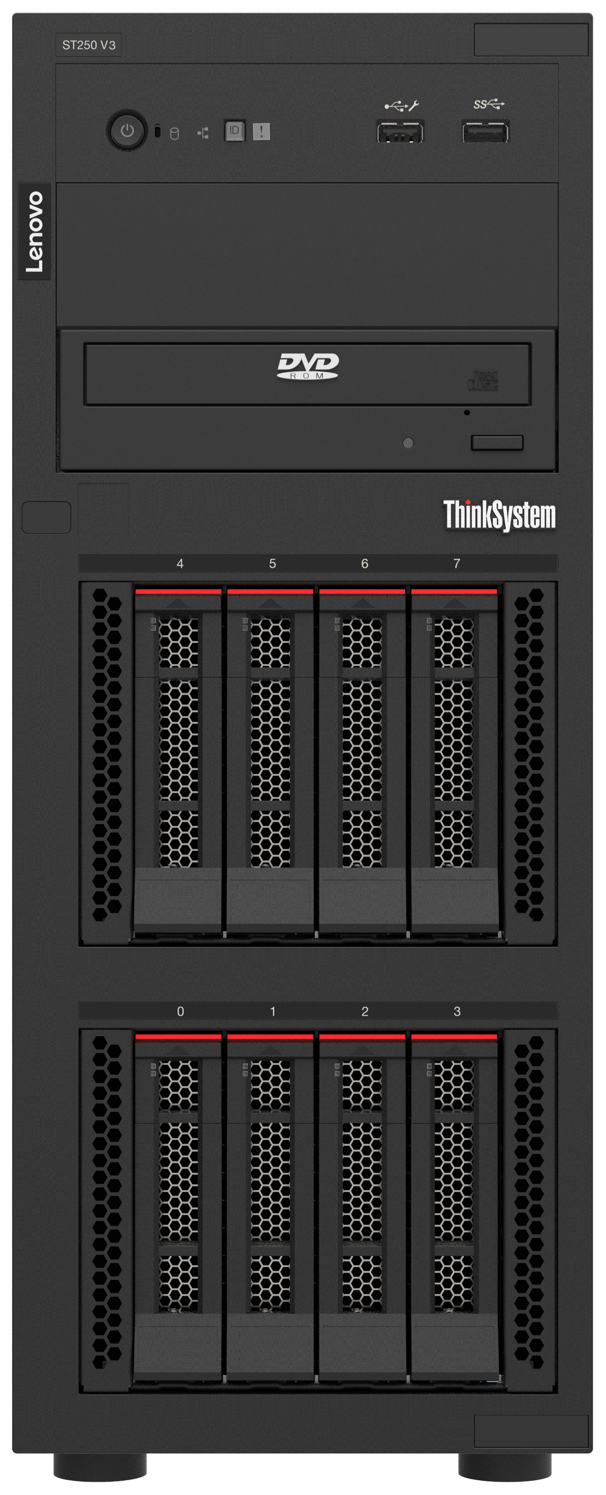 Lenovo ThinkSystem ST250 V3 1xIntel Xeon 6353P 8C - Server - 2,7 GHz