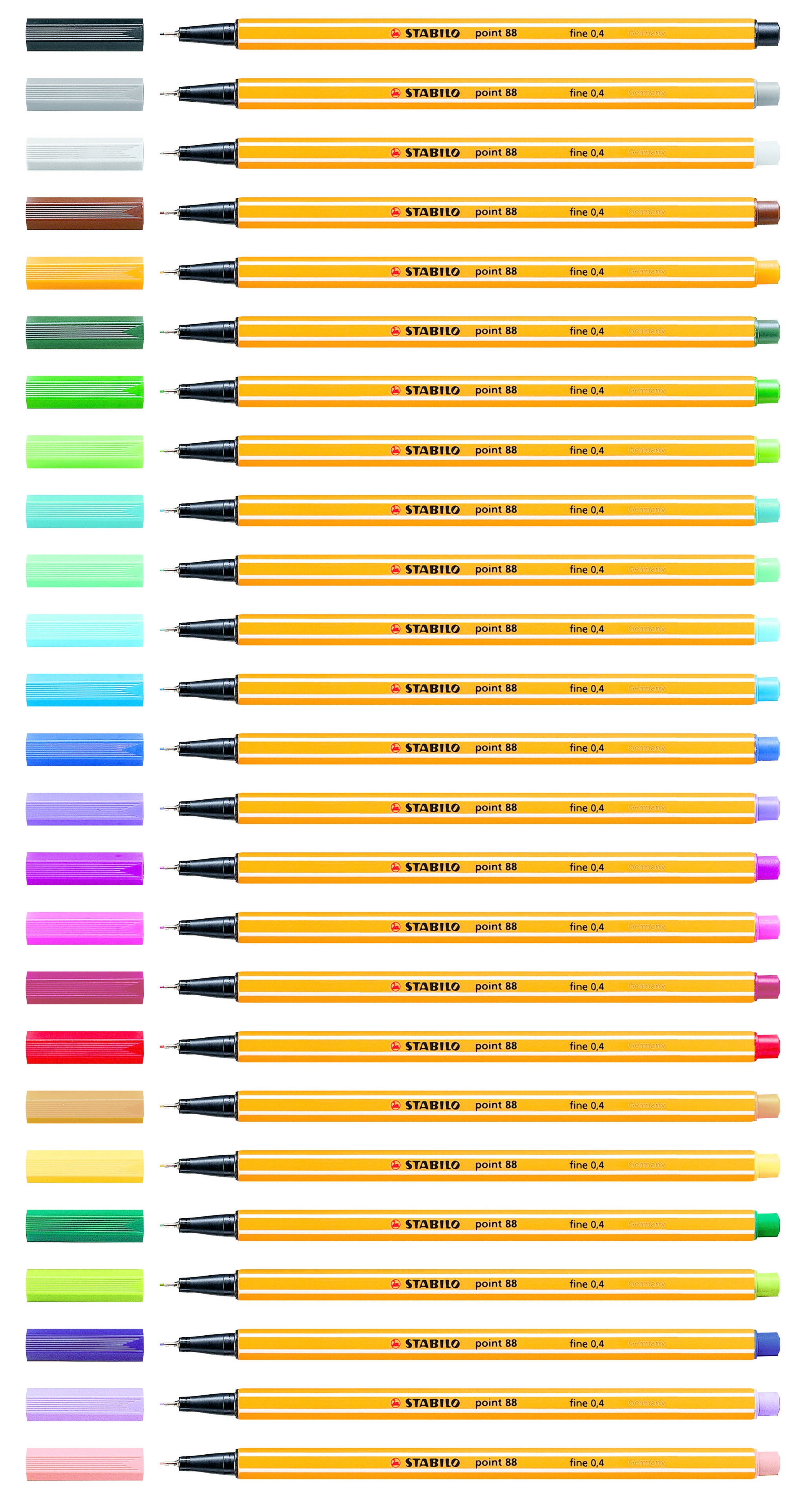 STABILO Point 88 rotulador Multicolor 18 pieza(s)
