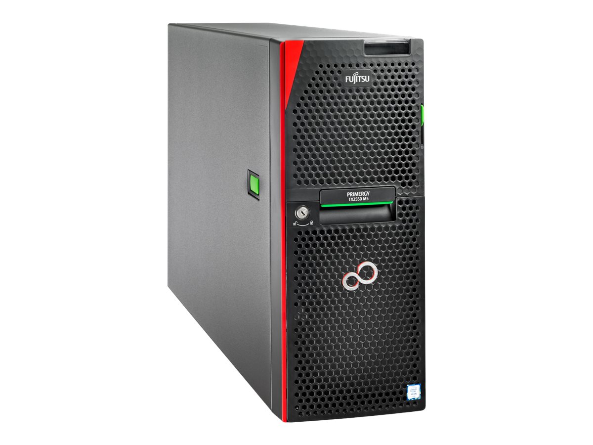 Fujitsu PRIMERGY TX2550 M5 - Server - Tower - 4U - zweiweg - 1 x Xeon Gold 6234 / 3.3 GHz - RAM 32 GB - SATA - Hot-Swap 6.4 cm (2.5)