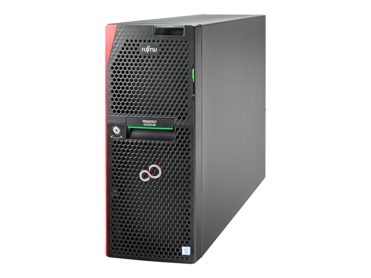 Fujitsu PRIMERGY TX2550 M5 - Server - Tower - 4U - zweiweg - 1 x Xeon Gold 6234 / 3.3 GHz - RAM 32 GB - SATA - Hot-Swap 6.4 cm (2.5)