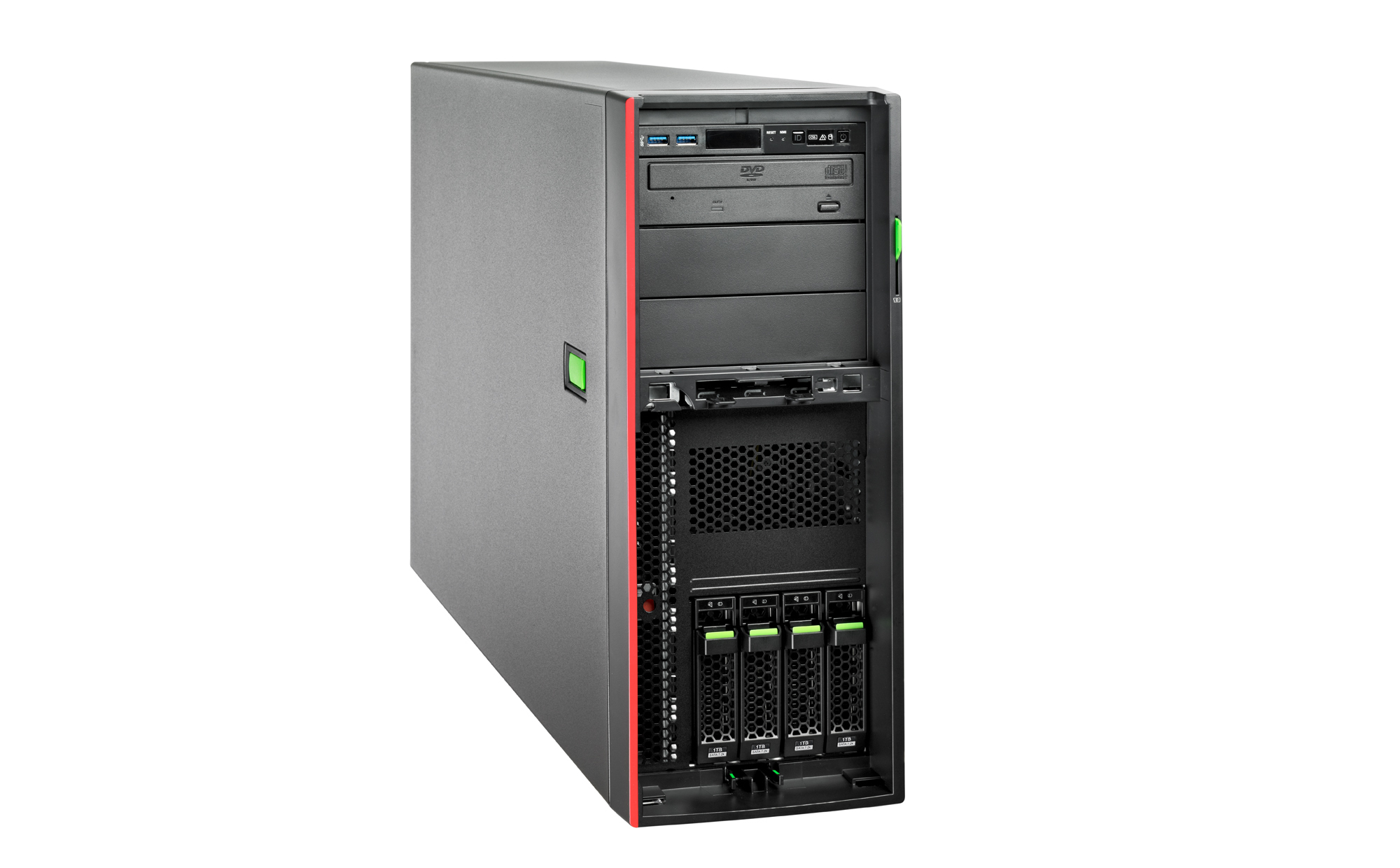 Fujitsu PRIMERGY TX2550 M5 - Server - Tower - 4U - zweiweg - 1 x Xeon Gold 6234 / 3.3 GHz - RAM 32 GB - SATA - Hot-Swap 6.4 cm (2.5)