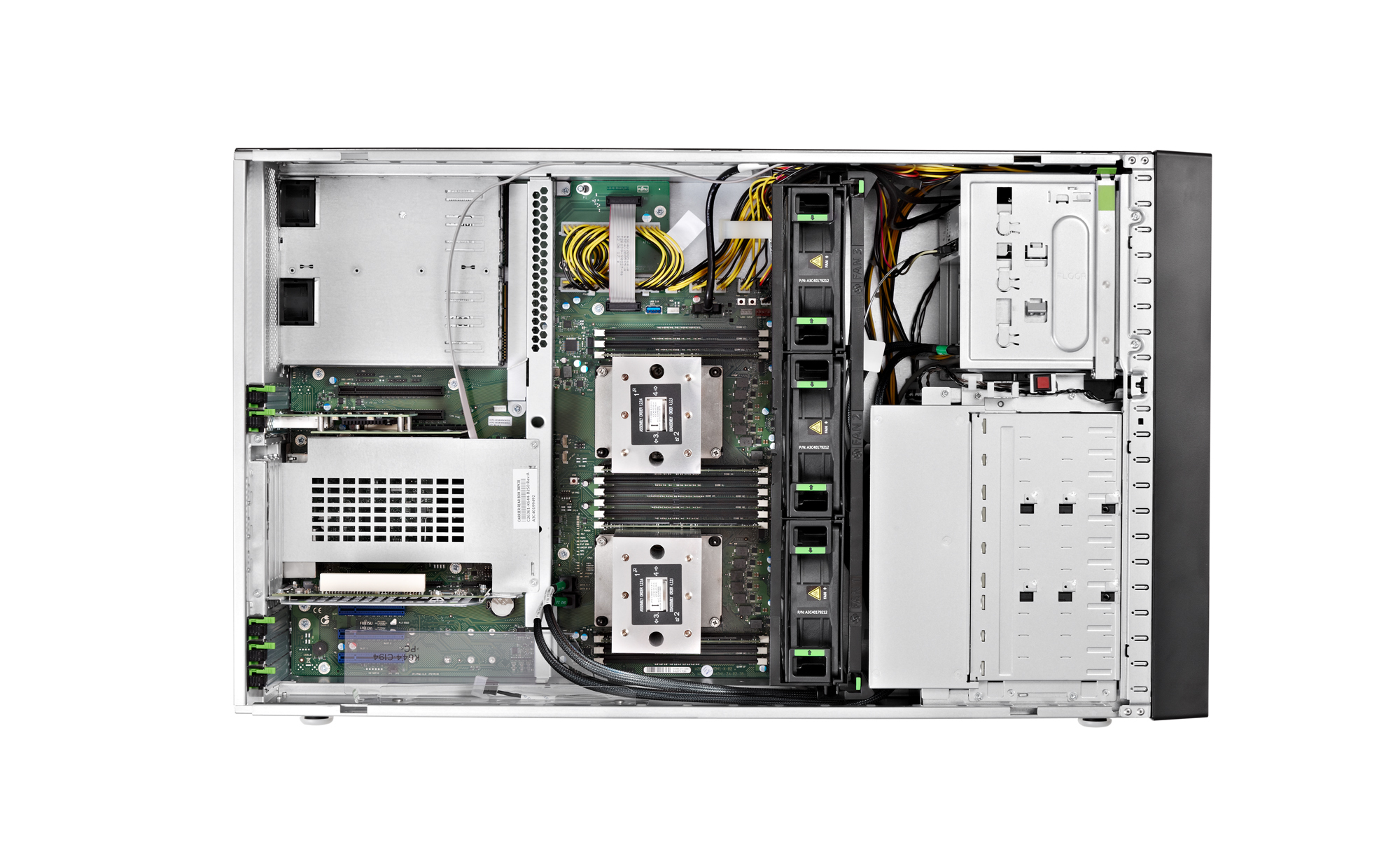 Fujitsu PRIMERGY TX2550 M5 - Server - Tower - 4U - zweiweg - 1 x Xeon Gold 6234 / 3.3 GHz - RAM 32 GB - SATA - Hot-Swap 6.4 cm (2.5)