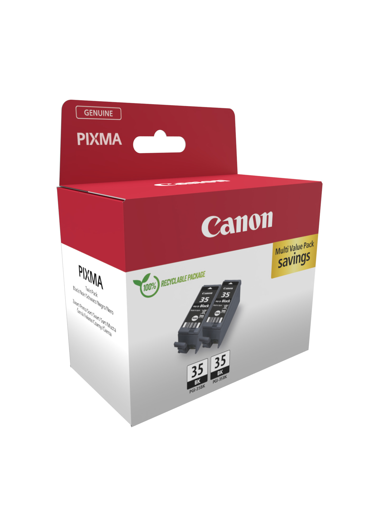 Canon PGI-35 Ink Cartridge Twin Pack - Tintenpatrone