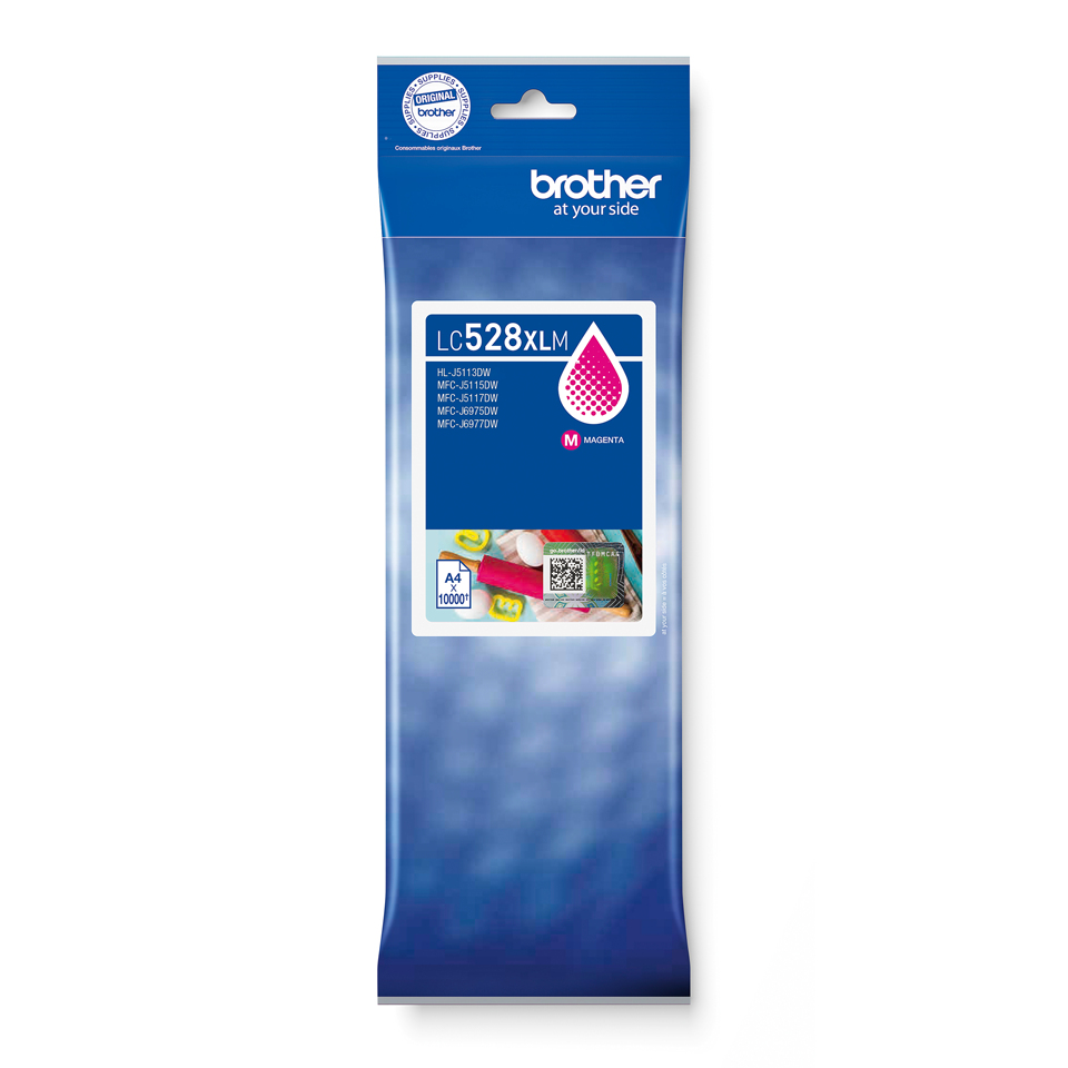 Brother LC528XLM cartucho de tinta 1 pieza(s) Original Ultra High Yield Magenta