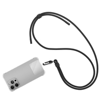 4smarts 540489 - Umhngegurt - Schwarz - Metall - Recycelbarer Kunststoff - Universal - Kunststoff - 1 Stck(e)