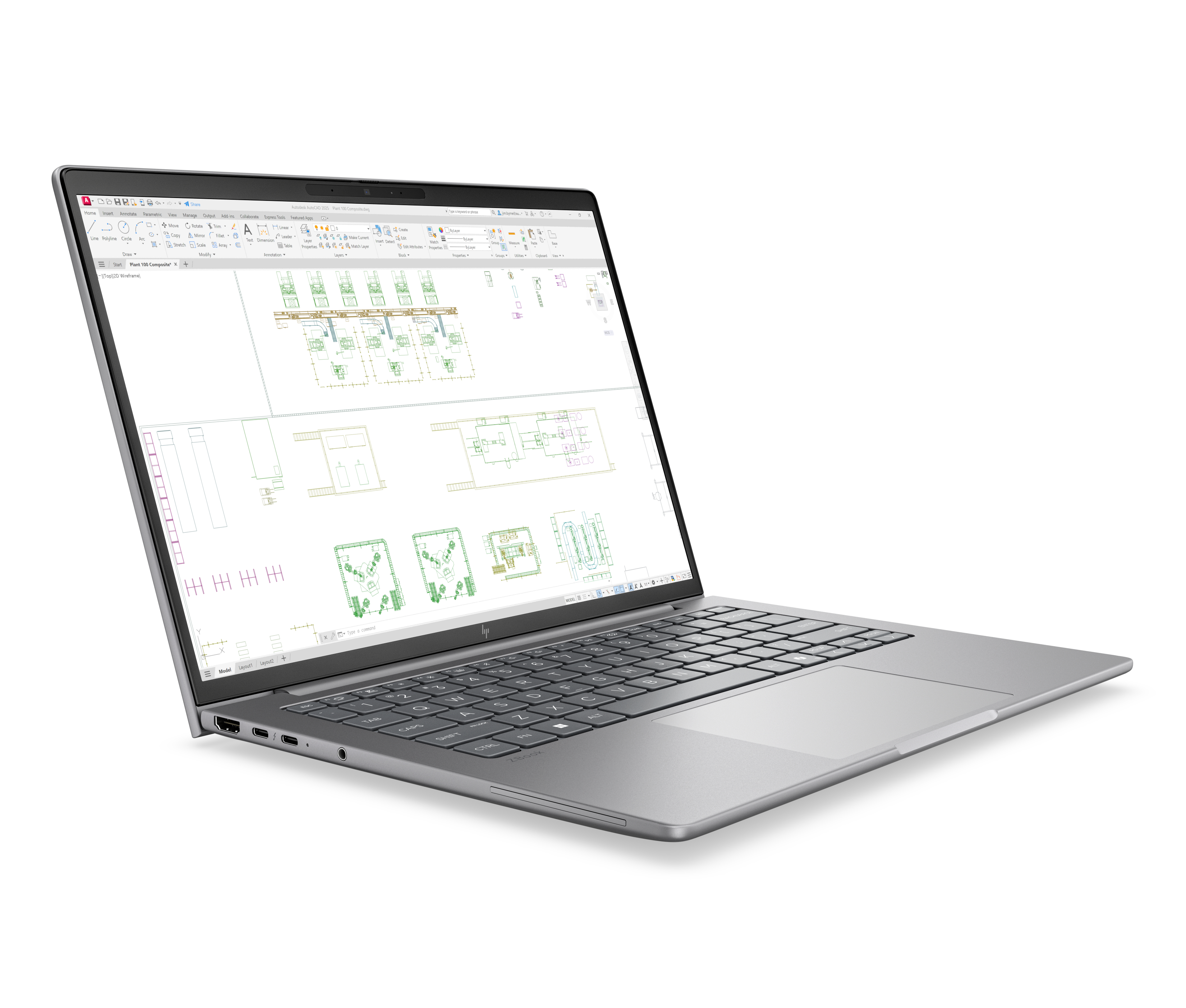 HP ZBook 8 G2i Mobile Workstation - Intel Core Ultra 7 356H - Win 11 Pro - Intel Graphics - 48 GB RAM - 1 TB SSD NVMe - 35.6 cm (14)
