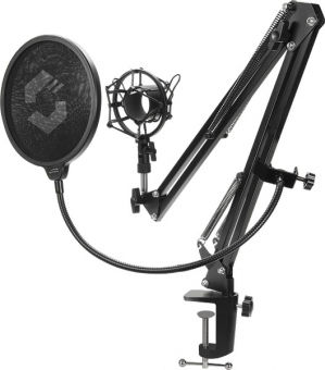 SPEEDLINK SL-800011-BK soporte para micrfono Soporte de escritorio para micrfono