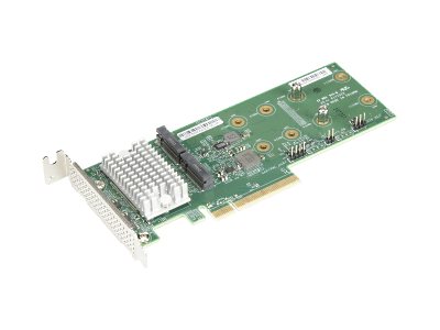 Supermicro AOC-SLG3-2H8M2 interface cards/adapter Internal M.2