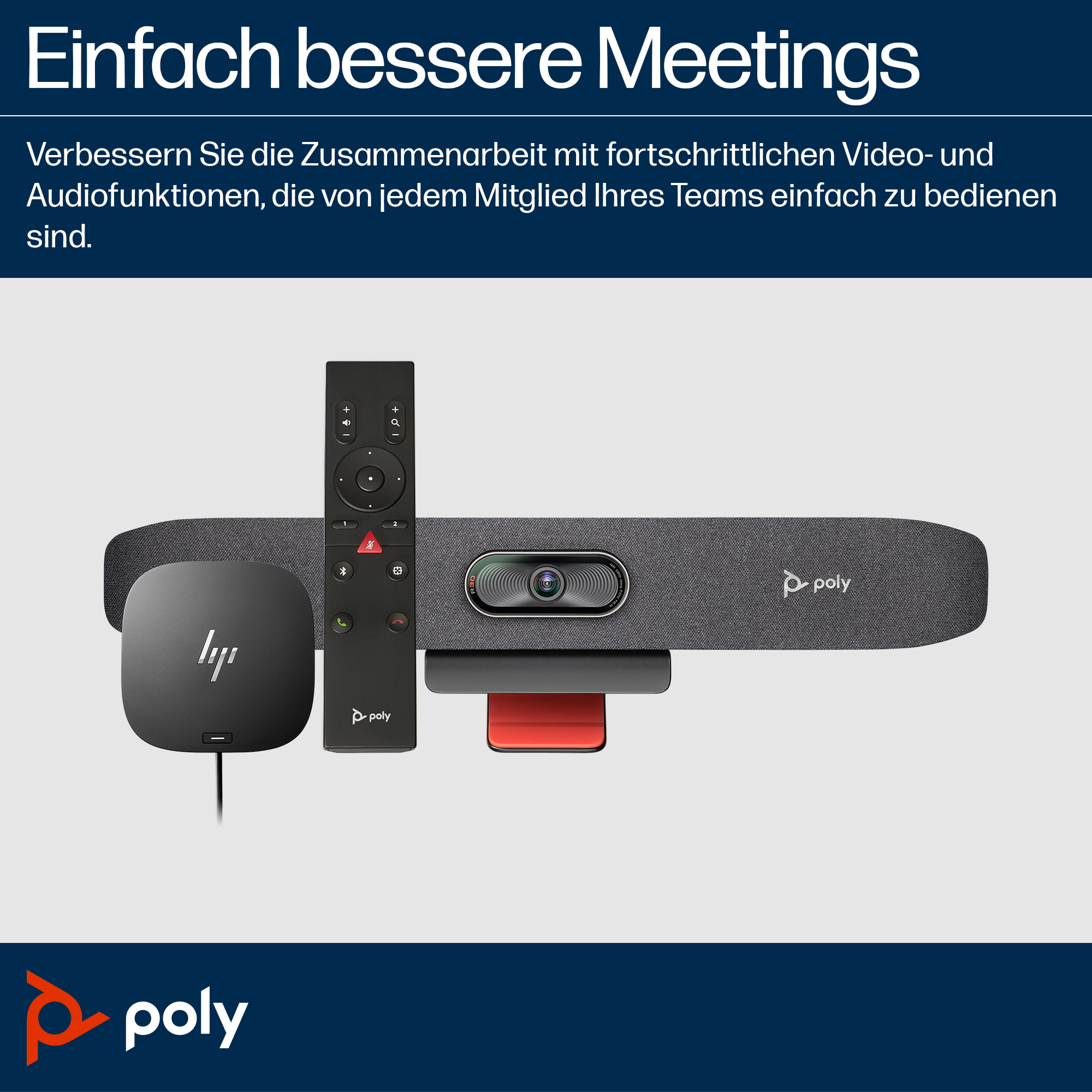 Poly HP Poly Studio R30 No Radio - USB-Videoleiste