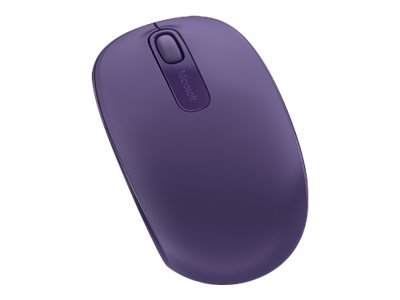 Microsoft Wireless Mobile Mouse 1850 - Maus - rechts- und linksh�ndig - optisch - 3 Tasten - kabellos - 2.4 GHz - kabelloser Empf�nger (USB)