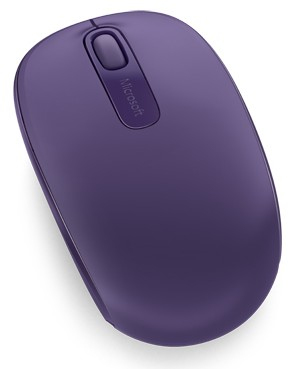 Microsoft Wireless Mobile Mouse 1850 - Maus - rechts- und linksh�ndig - optisch - 3 Tasten - kabellos - 2.4 GHz - kabelloser Empf�nger (USB)