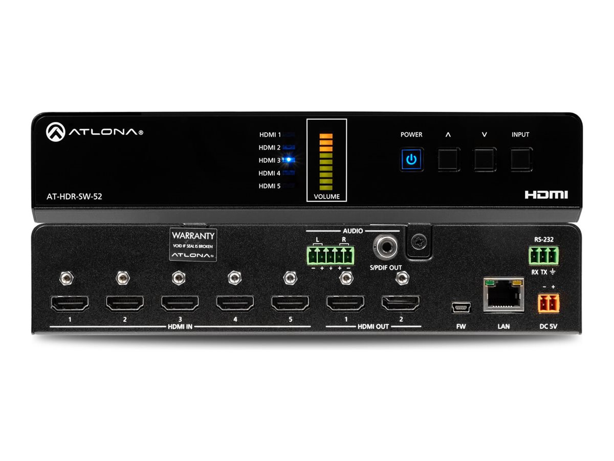 Atlona AT-HDR-SW-51 matrix switcher 13.53 W