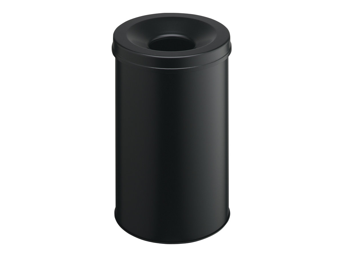 Durable Mlleimer - rund - 30 L - Stahl - Schwarz