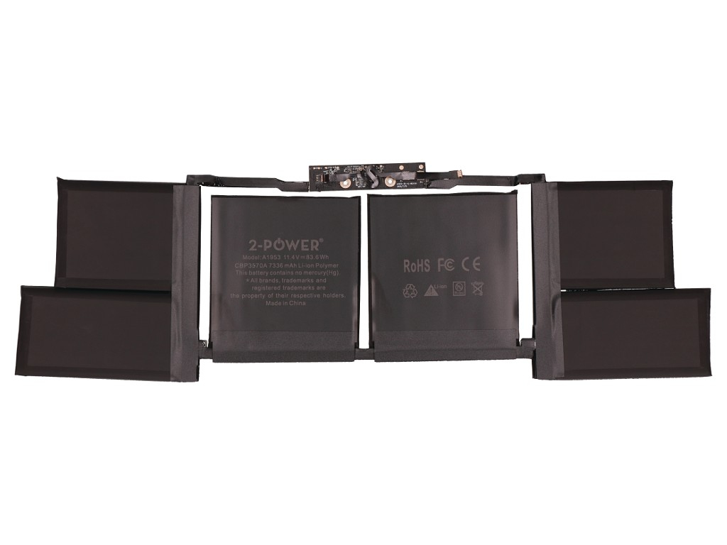 2-power 2P-A1953 - Apple MacBook Pro 15 Touch A1990 Mid 2018 (EMC3215) - 2019 (EMC3359)