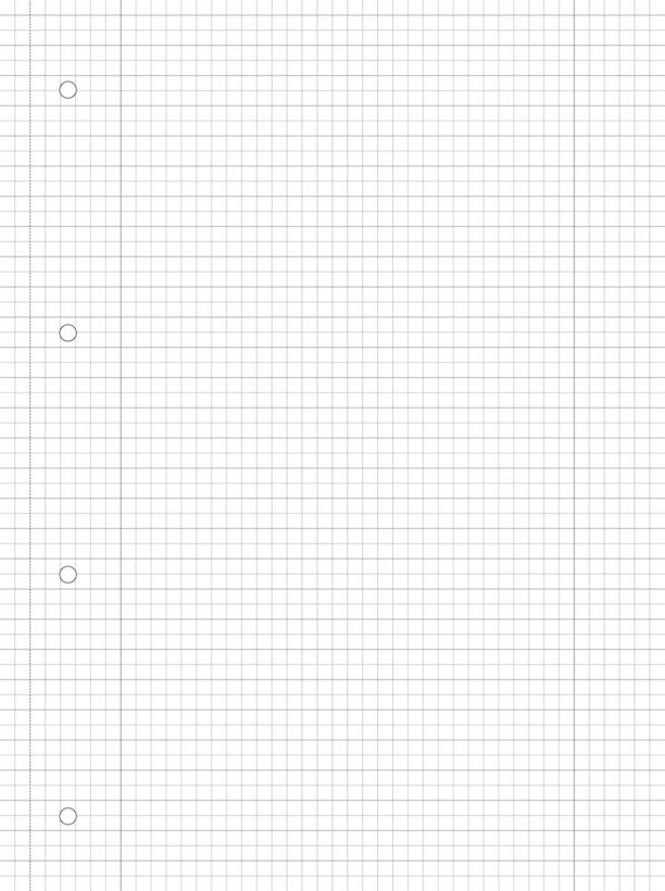 Oxford Essentials - Muster - Schwarz - A4+ - 70 Bl�tter - 90 g/m� - Kariertes Papier