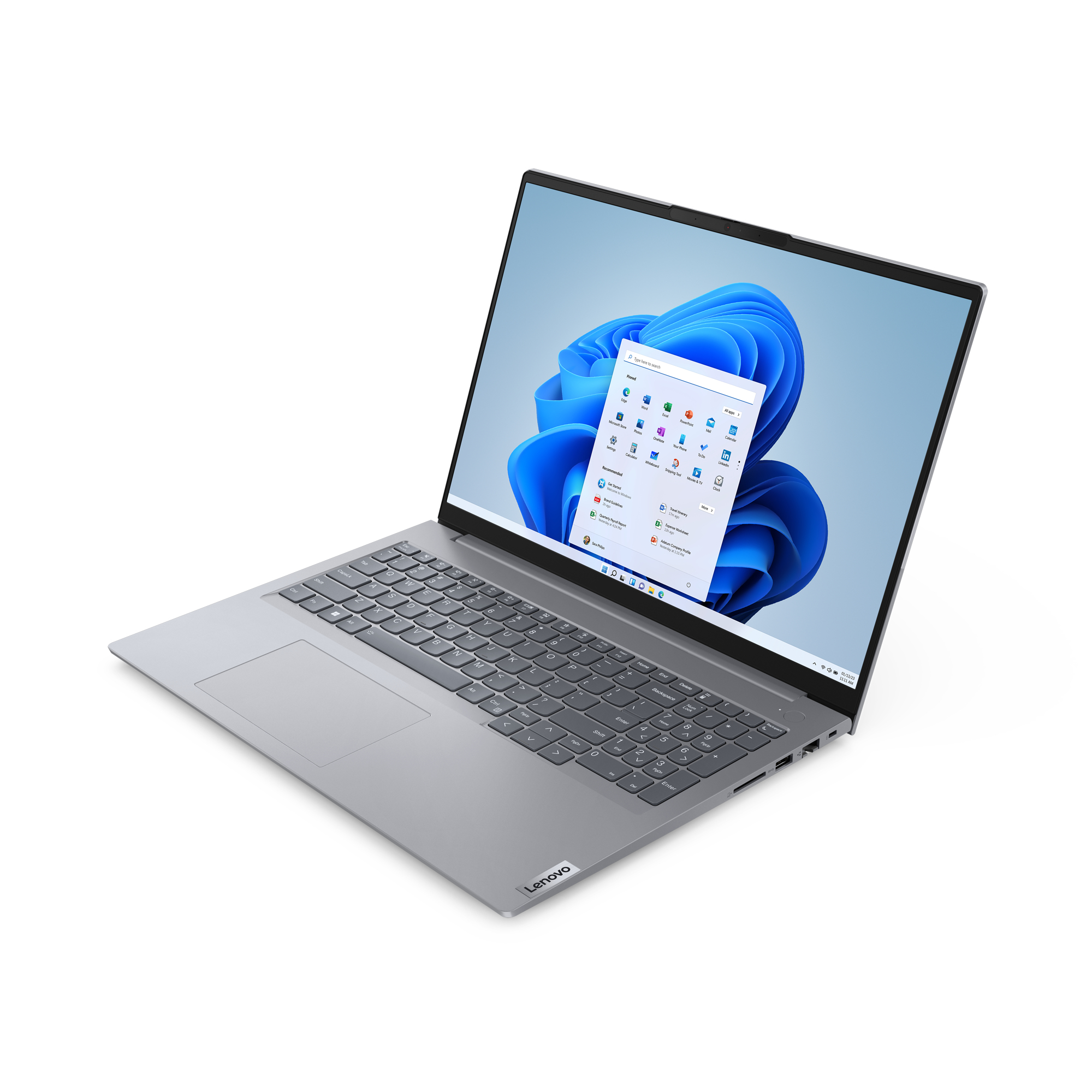 Lenovo ThinkBook 16 Intel Core i5 i5-13420H Computer portatile 40,6 cm (16) WUXGA 16 GB DDR5-SDRAM 512 GB SSD Wi-Fi 6 (802.11ax) Windows 11 Pro Grigio