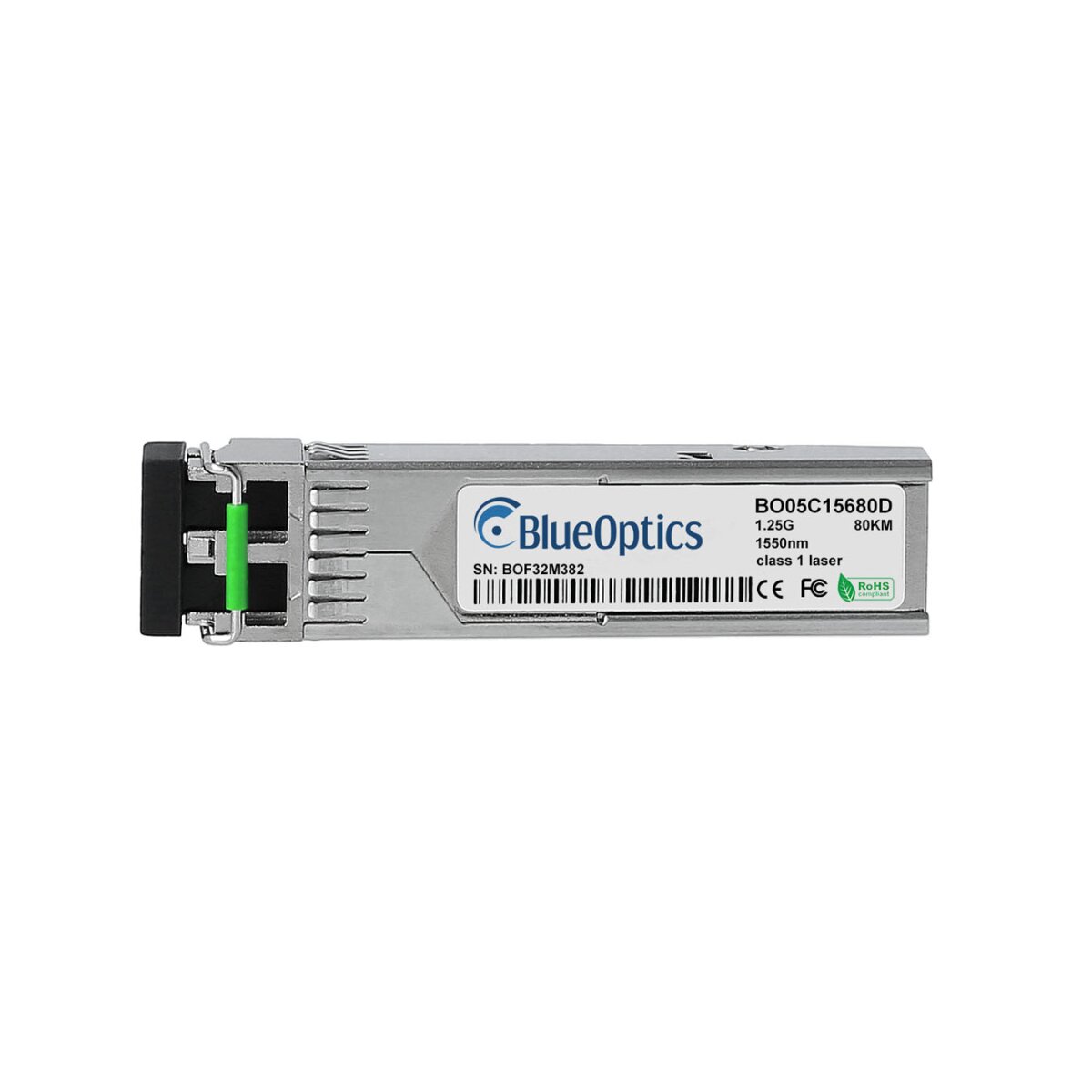 BlueOptics BO05C15680D SFP Transceiver 1000BASE-ZX 80KM