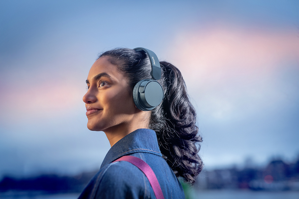 Philips Wireless headband Blue - Kopfh�rer - TAH4209BL/00 - Kopfh�rer - 20 KHz