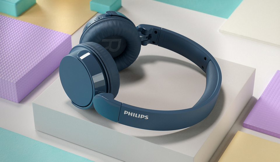 Philips Wireless headband Blue - Kopfh�rer - TAH4209BL/00 - Kopfh�rer - 20 KHz