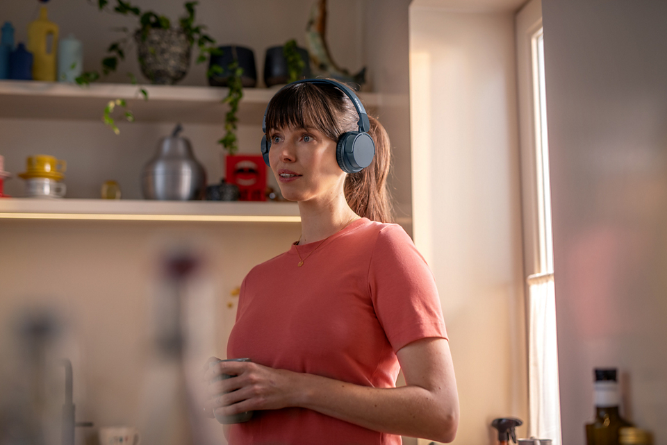 Philips Wireless headband Blue - Kopfh�rer - TAH4209BL/00 - Kopfh�rer - 20 KHz