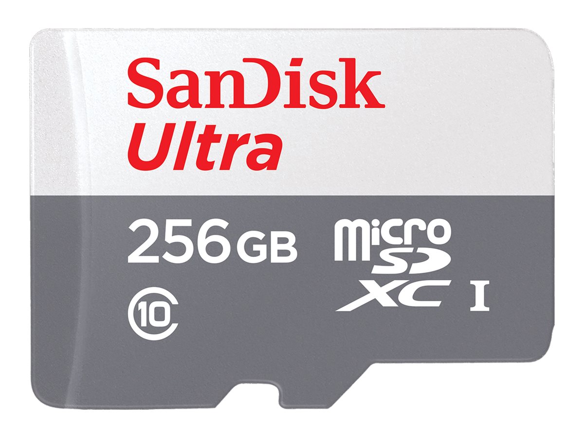 SanDisk SDSQUNR-256G-GN6TA  SanDisk Ultra microSD 256 GB MicroSDXC UHS-I  Classe 10