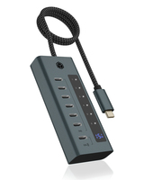 ICY BOX 7-Port Hub USB 3.2 Gen 2 Type-C retail - Hub - 7-Port