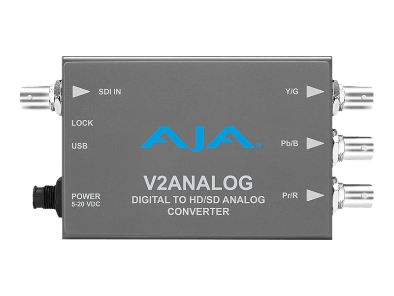 AJA V2Analog HD/SD-SDI to Analog Mini-Converter