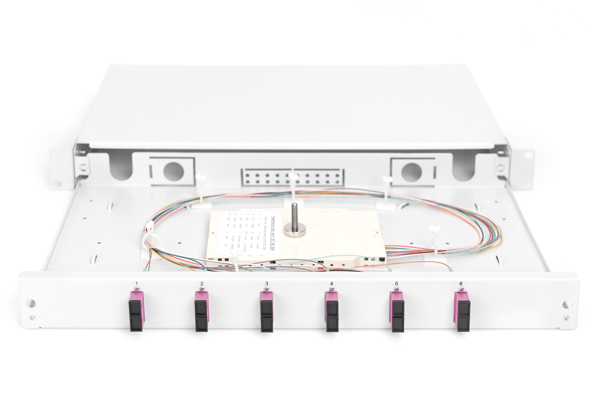 DIGITUS LWL Spleibox, bestckt, SC, OM4